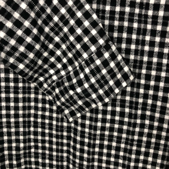 Reformation Upcycled Flannel Shirt Gingham Collar - Picture 7 of 9